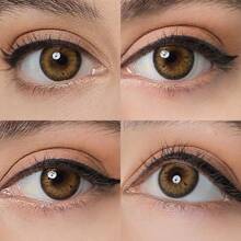 MagisTer Color Contact Lens 14.2mm 6 Months  Power 0.00 Sage Brown Natural Looking Contacts With Iris-Mimicking Design - Sage Brown - View 4