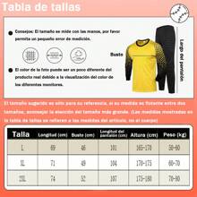 Goalkeeper Uniform Comfortable And Resistant T-Shirt Pants - Yellow - View 2