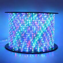 50/100/150/200ft Led Rope Light Strip Lights Waterproof Indoor Outdoor String Lighting Christmas Party Home Decor - Multicolor - View 2