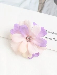 20入組/包人造漸層紫色6瓣絲花 - 漸變紫 - 查看 2