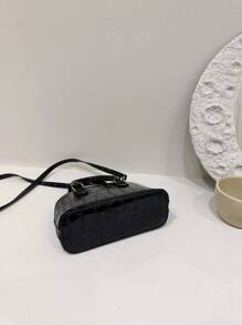 Retro Shell Shaped Handbag, Beautiful Women's Perfect Shoulder Bag - Black - View 10