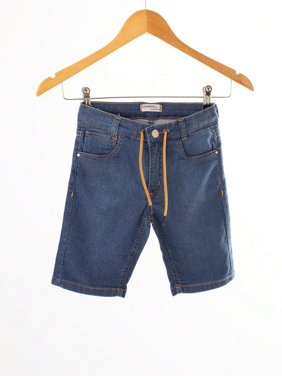 Young Boys Denim Shorts - Màu xanh lam - Xem 1