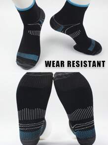 6 Mắt cá chân Thoáng khí Thể thao Vớ nén Với Arch Ủng hộ Thoải mái Cái đệm Không dấu vết Tất mắt cá chân Đối với phụ nữ & Nam Điền kinh  chạy Đạp xe Đi bộ du lịch - màu đen - Xem 5