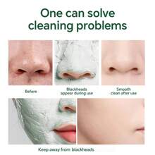 Máscara De Lodo Volcánico, Limpiador Profundo, Refinamiento De Poros, Hidratación, Máscara Facial Para Untar - Verde militar - Ver 4