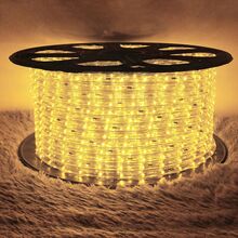 50/100/150/200ft Led Rope Light Strip Lights Waterproof Indoor Outdoor String Lighting Christmas Party Home Decor - Warm White - View 2