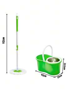 Trapeador Magico De 360° Giratorio Trapeador Spin Mop Giratorio - Rojo - Ver 2