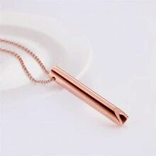 1 pieza/Set de 4 piezas Collar de respiración para ansiedad y estrés, dispositivo Calmigo de relajación para meditación, herramienta de respiración profunda para ataque de pánico, regalo de alivio de meditación para hombres y mujeres