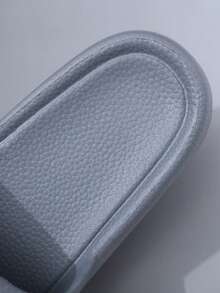 男士室內拖鞋,輕便防滑,厚底皮紋質地,個性化灰色eva涼鞋