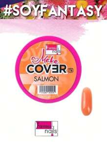 Salmon 1oz- Polvo Acrilico Make Cover 1 onza Fantasy Nails para aplicación de uñas esculturales y acrílico uso profesional - Rosa coral - Ver 2