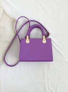 Bolso Versátil Para Niñas Ins, Nuevo Bolso Cuadrado Pequeño A La Moda, Bolso De Hombro Para Niños De 14 A 16 Años, Bolso Cruzado Retro Con Textura
