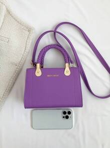 Bolso Versátil Para Niñas Ins, Nuevo Bolso Cuadrado Pequeño A La Moda, Bolso De Hombro Para Niños De 14 A 16 Años, Bolso Cruzado Retro Con Textura