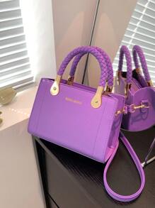 Bolso Versátil Para Niñas Ins, Nuevo Bolso Cuadrado Pequeño A La Moda, Bolso De Hombro Para Niños De 14 A 16 Años, Bolso Cruzado Retro Con Textura