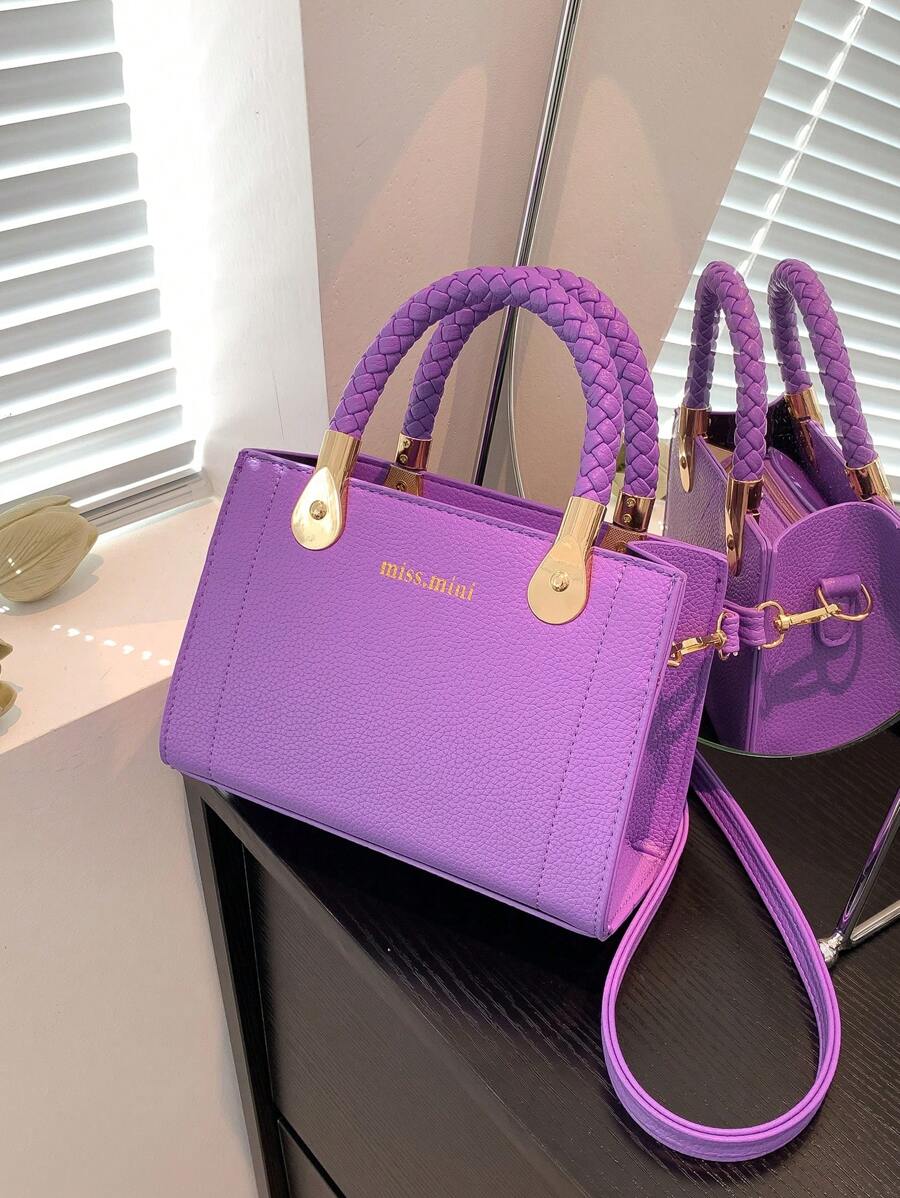 Bolso Versátil Para Niñas Ins, Nuevo Bolso Cuadrado Pequeño A La Moda, Bolso De Hombro Para Niños De 14 A 16 Años, Bolso Cruzado Retro Con Textura