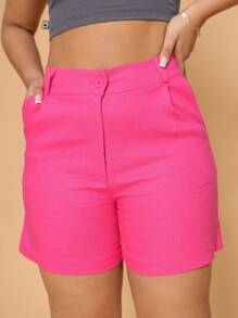 Women Shorts - Màu Hồng Tươi - Xem 1