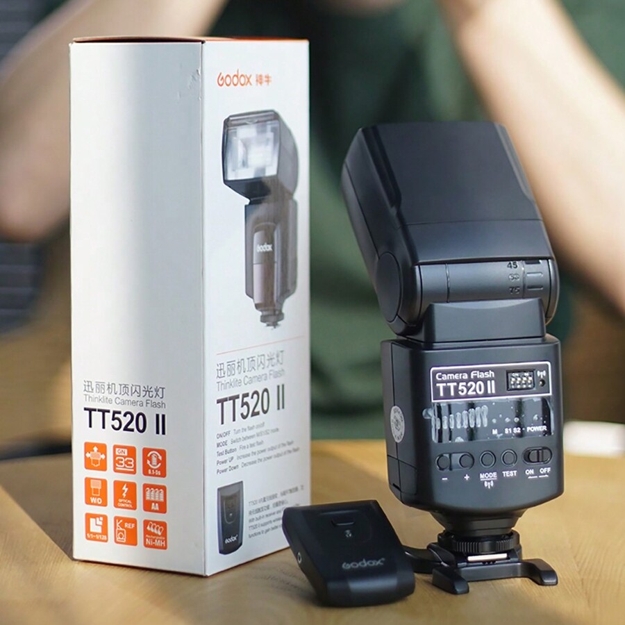 Godox Tt520ii Camera Flash Speedlite With Trigger For Canon Nikon Dslr