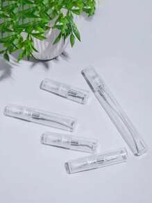 10入組2ml 3ml 5ml透明香水噴霧瓶，可裝l噴霧香水的空瓶樣品瓶，小型圓形塑料容器，香水噴霧瓶，空瓶化妝品樣品容器，mini旅行必備，樣品測試管薄PET小瓶，裝香水、護理油、精油的便攜式噴霧瓶，空迷你透明香水噴霧瓶，適用於清潔、旅行、精油、香水 - 無色 - 查看 4