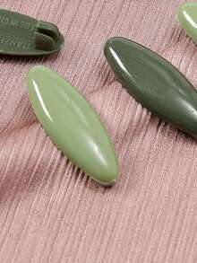 8pcs Của phụ nữ Đúng mốt Đầy màu sắc Dopamine Trâm cài , Cái cổ Khăn quàng cổ & Khăn trùm đầu Pins - màu xanh lá - Xem 4