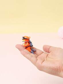 A Submerged Floating Ball Diver Aquarium Decor Fish Tank Accessories Ornament Landscape Decoration - Orange - View 3