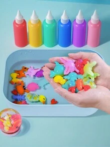 1 set Magic Water Fairy Toys - DIY Crystal Elemental Craft Toy - Multifärgad - Visa 4