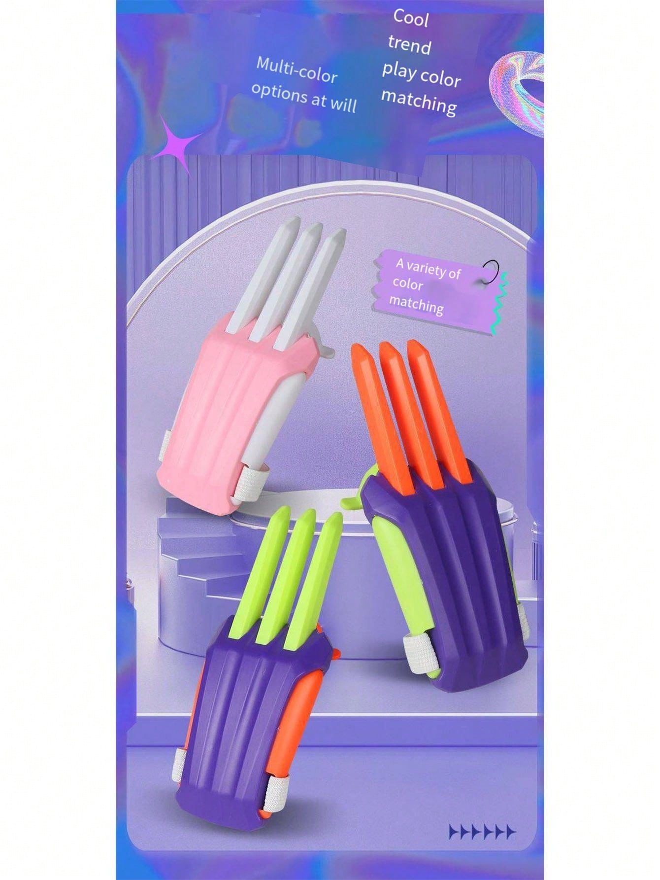 Creative Wolf Claw Shape Stretchable Transforming Toy for