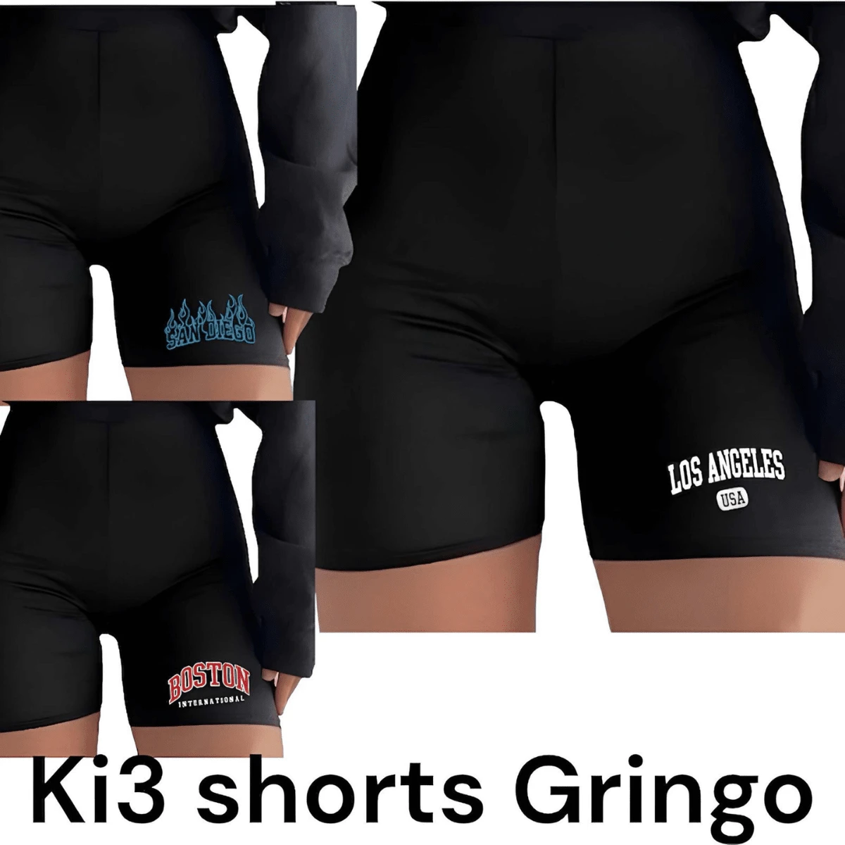 Women Sports Shorts - 彩色 - 查看 1