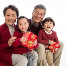 36入組紅包,2024年龍年紅包卡通龍紅包袋,春節婚禮用的新年紅包,共六個設計 - 紅色 - 查看 7