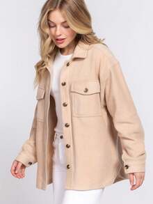 ABRIGO DE MUJER - Beis - Ver 1