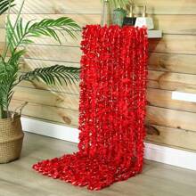 20入組人造藤懸掛花環,藤蔓懸掛花朵裝飾家居戶外婚禮拱形花園牆,適用於婚禮、派對、花園牆壁裝飾(紅色)