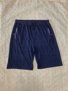 Men Plus Size Shorts - azul real - Ver 1