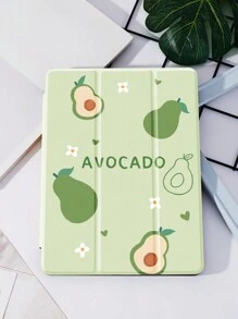 Avocados Case Compatible With IPad New IPad Air4/5 10.9inch, Tab Cover,With Pen Holder,Supports Automatic Sleep/Wake Lid - Multicolor - View 3