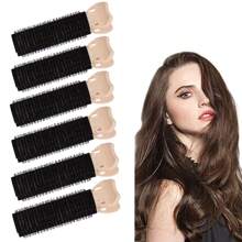 6 cái/bộ Không nhiệt Thiết kế Kiểu tóc Công cụ Dung tích Kẹp DIY Máy uốn tóc Kẹp tóc Lý tưởng Đối với Tạo mẫu tóc , Dài Tóc , Ngắn Tóc , Tóc mái - màu đen - Xem 1