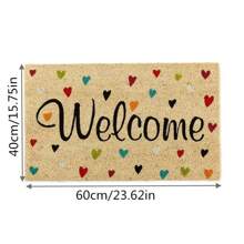 HAOSHICS Funny Welcome Mats Outdoor, Front Door Mat For Outside Entry, Doormat Outdoor/Indoor Entrance, Front Porch Decor 40 * 60cm - Multicolor - View 4