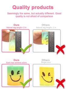 12Pcs/Set Random Color Design Spring Party Favors Fun Goodie Bag Stuffers For Birthday Gifts Fidget Stress Relief Toys - Multicolor - View 4