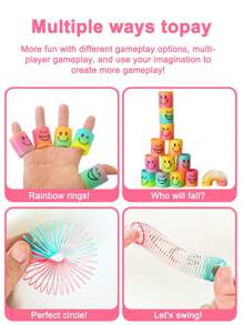 12Pcs/Set Random Color Design Spring Party Favors Fun Goodie Bag Stuffers For Birthday Gifts Fidget Stress Relief Toys - Multicolor - View 5