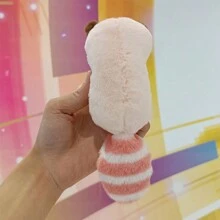 Llavero De Mapache De Peluche Bonito, Colgante Para Parejas, Accesorio Para Bolso, Juguete De Felpa, 1 Ud. - Gris - Ver 5