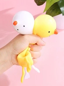 1 Miếng Hình con vịt Tăng chậm Giảm bớt căng thẳng Đồ chơi dẻo Đối với Nhào Và Đúng mẫu , Với Sự biến dạng Bùn - Hồng - Xem 3