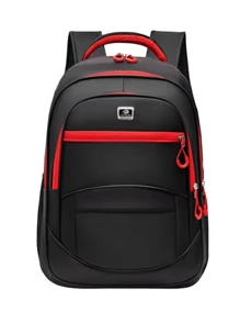 Men Functional Backpacks - Red - View 1
