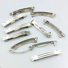 10 pièces Pinces à cheveux triple dent antidérapantes, pinces à griffes décontractées, barrettes à cheveux, accessoires scolaires