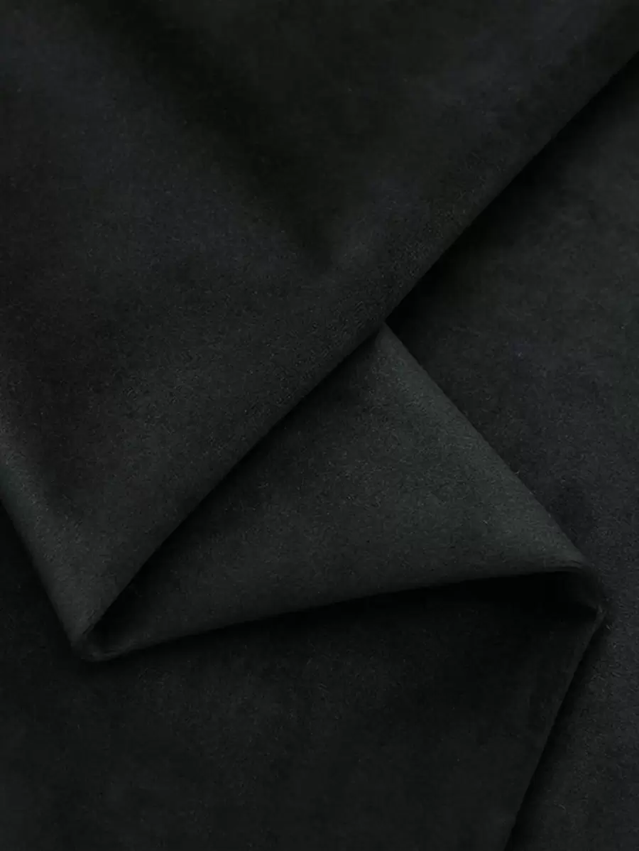1pc Thickened Black Velvet Fabric For Stage Background, Tablecloth, Sportswear, Pajamas Or Sofa Cover