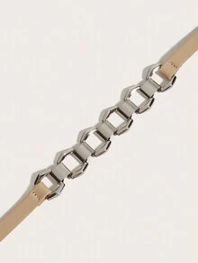 女性pu薄腰帶,適用於外套、毛衣、洋裝,展現腰線和時尚風格