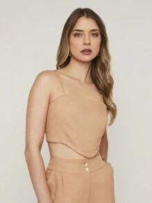 Women Tops - 摩卡棕 - 查看 1