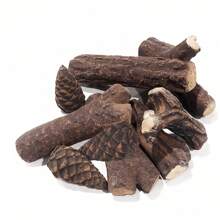 9 Pcs Fake Gas Fireplace Logs ,Ceramic Wood Fire Pit Logs Sets for Indoor or Outdoor Fire Pit Fireplace - 黑色 - 查看 5