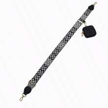 Set Of 1 Adjustable Shoulder Strap With 1 Coin Purse Attached, Mini Crossbody Bag For Coins, Lipstick, Keys, DIY Strap Accessory