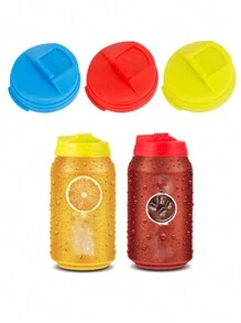 飲料罐,蘇打罐,飲料罐的塑料蓋,密封罩