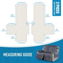 1/2/3 Seat Waterproof Recliner Sofa Cover, Non Slip Recliner Chair Covers, Washable Reclining Outdoor Couch Cover Covers Furniture Protector With Elastic Straps Pocket For Pets, Cats, Dogs - Màu xám đen - Xem 10