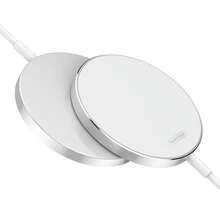 Cargador Inalámbrico Magnetico Carga Rápida Portatile 15w - Blanco - Ver 1