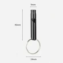 3 pièces Porte-clés Multifonctionnel En Aluminium Survie D'Urgence Sifflet Avec Pour camping , Randonnée Et Extérieur Formation