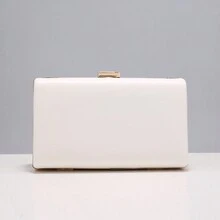 Diamond Crystal Flower Evening Bags Clutch Bag Hot Styling Day Clutches Lady Wedding Woman Bag Rhinestones Purse - White - View 3