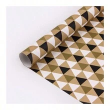 7 Hojas Papel De Envolver De Regalo Sencillo Con Diseño Mixto Y Lámina Metálica Para Regalos De Festivales - mezclar 7 piezas/opp - Ver 6
