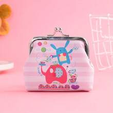 Girl's Cute Elephant Giraffe Pattern Mini Coin Wallet, Decorative Accessories Holiday Gift - Multicolor - View 6
